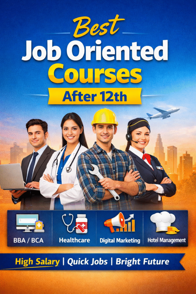 job oriented courses after 12th
