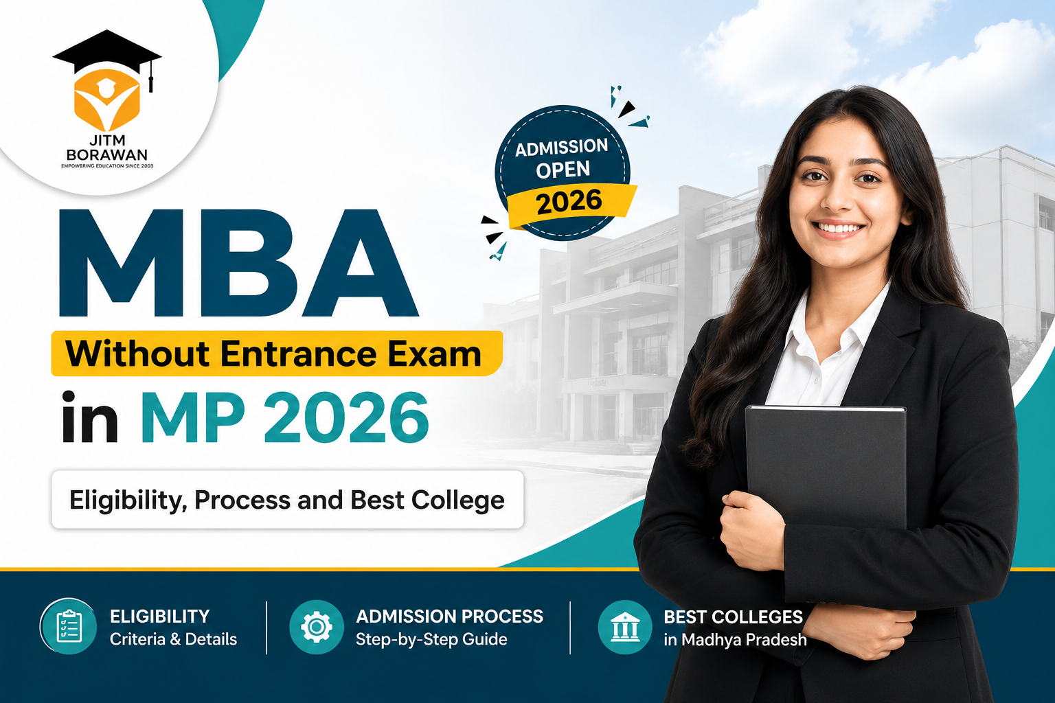 MBA Without Entrance Exam in MP 2026 | Eligibility, Process and Best College