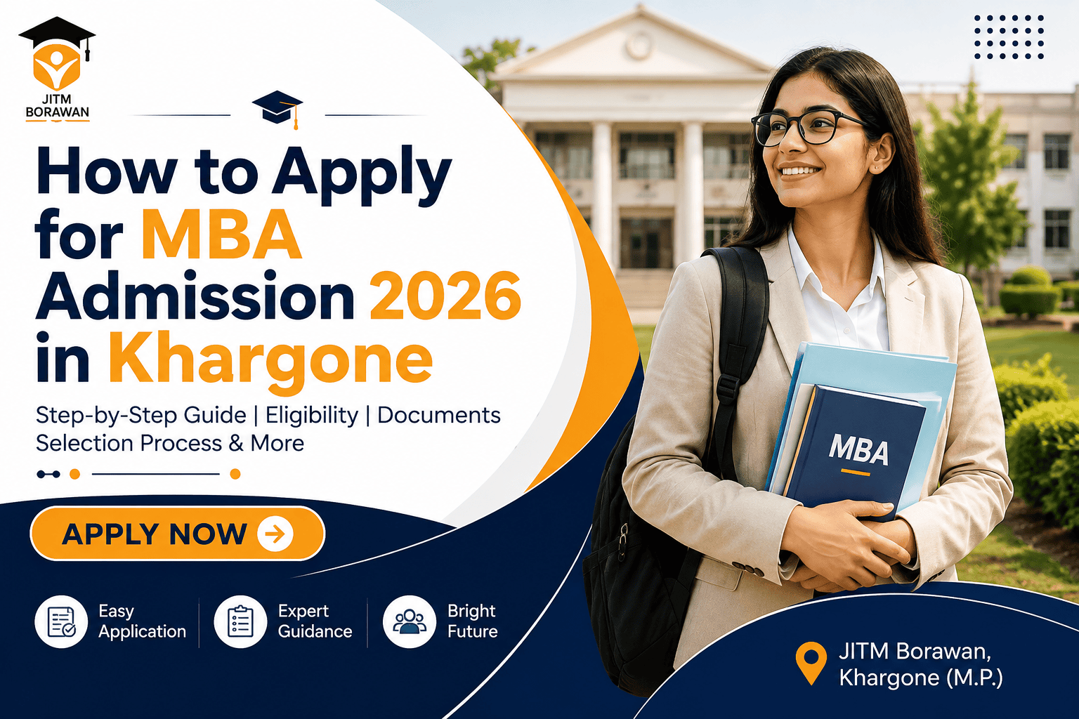  How to Apply for MBA Admission 2026 in Khargone | JITM